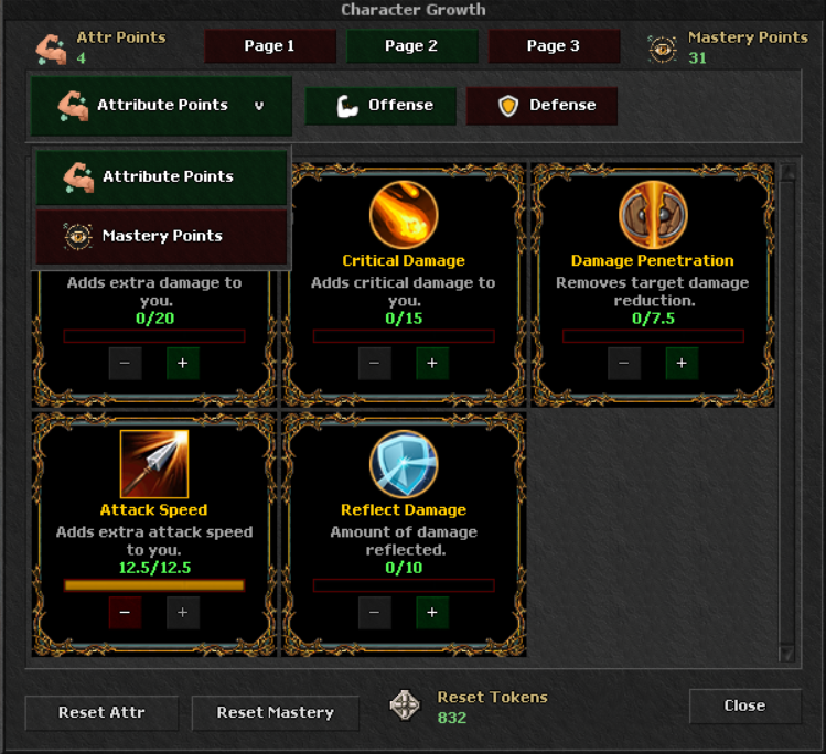 Xnitro Character Growth module