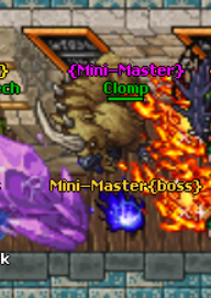 Mini Master boss teleport in the Temple