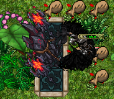Hunt Mission statue inside a monster hunt