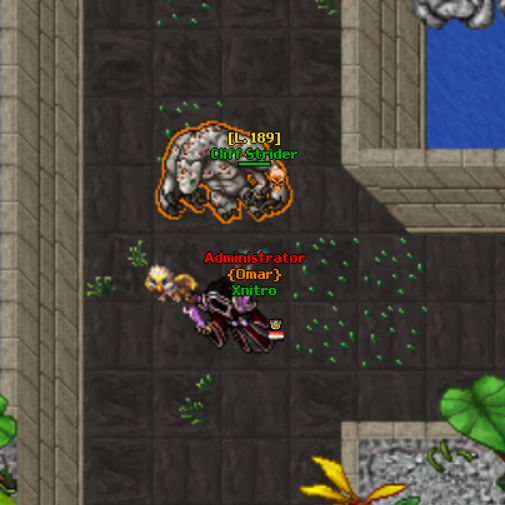 Orange Skull monster in a hunt