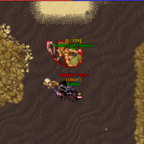 Red Skull monster in a hunt