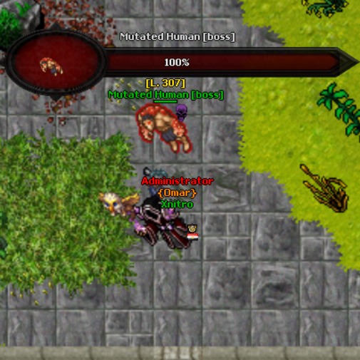 Purple Grey Skull on a Spawn Boss